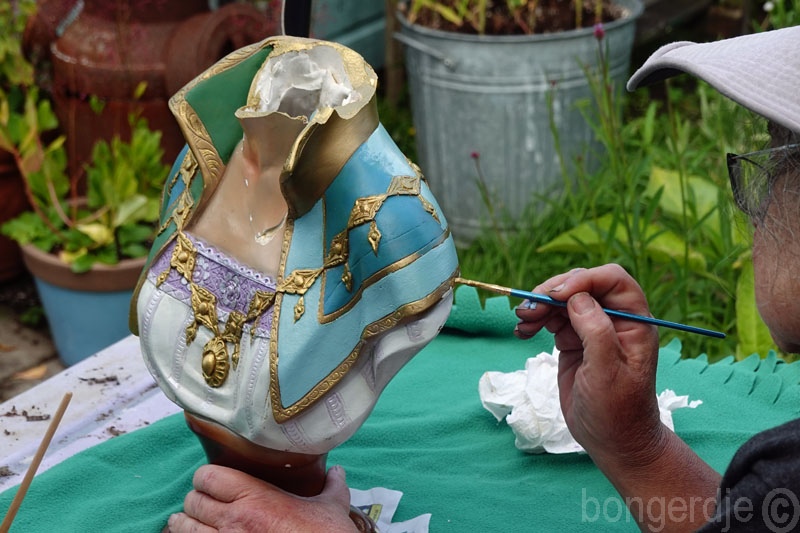  borstbeeld kunstproject 